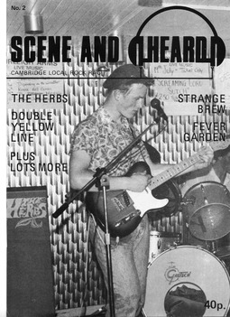 Cover of Scene and Heard Issue 2